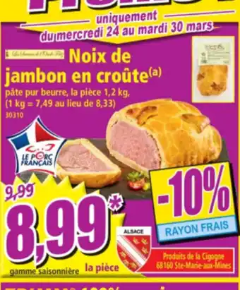 Norma Noix de jambon en croûte offre