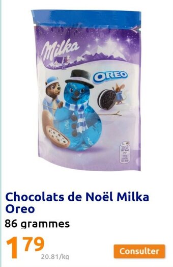 Action Chocolats de Noel Milka Oreo offre