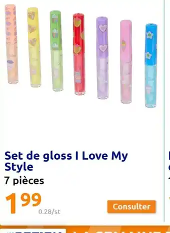 Action Set de Gloss i Love My Style offre