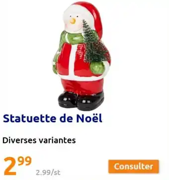 Action Statuette de Noel offre