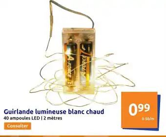 Action Guirlande Lumineuse Blanc Chaud offre