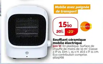 Weldom Soufflant Ceramique Mobile Electrique offre