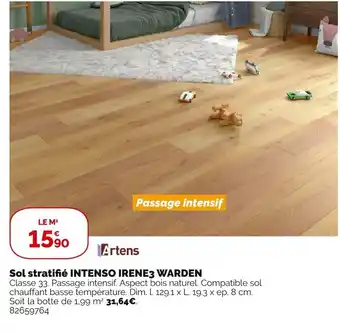 Weldom Sol Stratifie Intenso Irene Warden offre