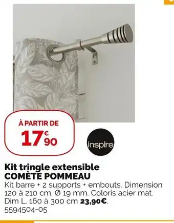 Weldom Kit Tringle Extensible offre