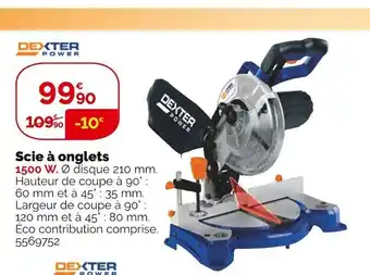 Weldom Scie A Onglets offre