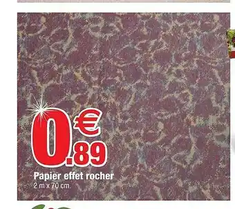 Bazarland Papier effet rocher offre