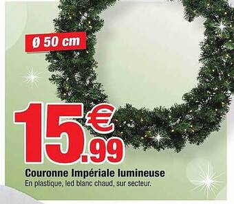 Bazarland Couronne impériale lumineuse offre
