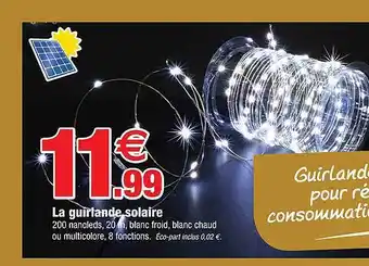 Bazarland La guirlande solaire offre