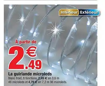Bazarland La guirlande microleds offre