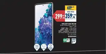 Bureau Vallée Samsung galaxy s20 fe 5g 6,5 offre