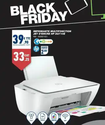 Bureau Vallée Imprimante multifonction jet d'encre hp d27 10e offre