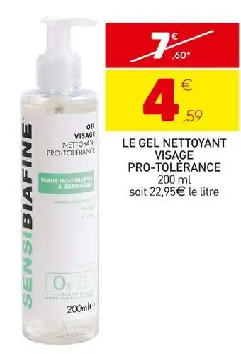 Stokomani Sensibiafine le gel nettoyant visage pro-tolérance offre