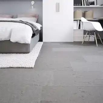 Brico Dépôt Dalle pvc grise "folk" offre