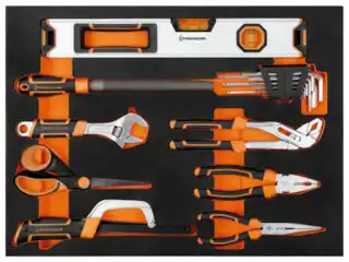 Brico Dépôt Servante + set de 83 outils offre