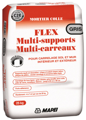 Brico Dépôt Mortier-colle flex multi-support gris* offre