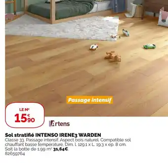 Weldom Sol stratifié intenso irene3 warden offre