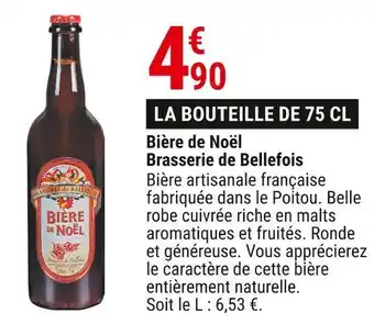 Gamm vert Bière de noël brasserie de bellefois offre