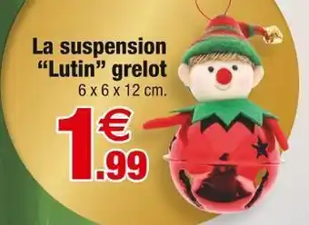 Bazarland La suspension “lutin” grelot offre