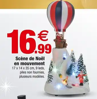 Bazarland Scène de noël en mouvement offre