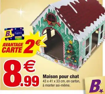 Bazarland Maison pour chat offre