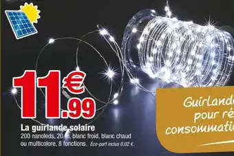 Bazarland La guirlande solaire offre