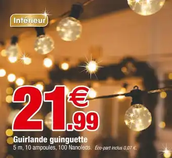 Bazarland Guirlande guinguette offre