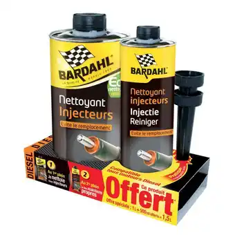 Norauto Bardahl nettoyant injecteurs diesel bardahl 1 l + 05 l offre