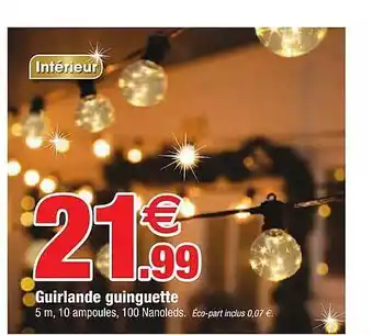 Bazarland Guirlande guinguette offre