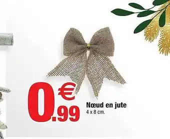 Bazarland Nœud en jute offre