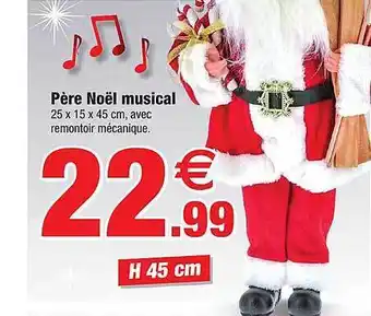Bazarland Père noël musical offre
