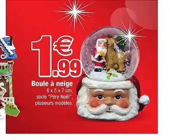 Bazarland Boule à neige offre