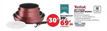 Hyper U Set 7 pièces daily chef ingenio tefal offre