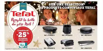 Hyper U Produits conviviaux tefal offre