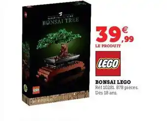 Hyper U Bonsai lego offre