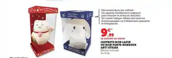 Hyper U Coffrets mon lapin ou mon porte-bonheur anti stress offre