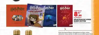 Hyper U Sélection de livres harry potter offre