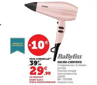 Sèche-cheuveux babyliss