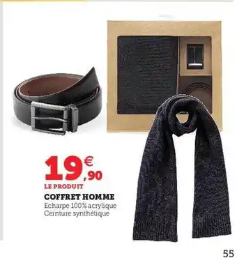 Hyper U Coffret homme offre