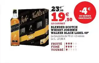 Blended scotch whisky johnnie walker black label 40°