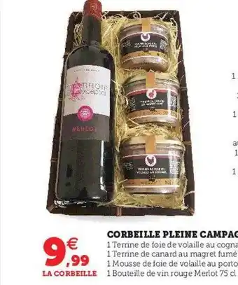 Hyper U Corbeille pleine campagne offre