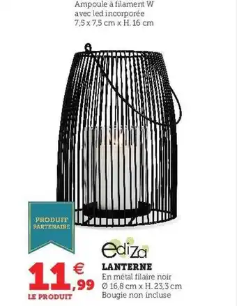 Hyper U Lanterne ediza offre
