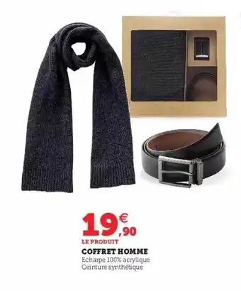 Super U Coffret homme offre