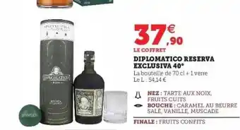 Diplomatico reserve exclusiva 40°