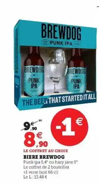 Super U Bière brewdog offre