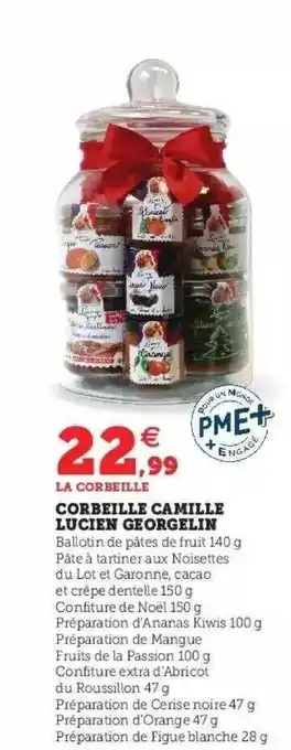 Super U Corbeille camille lucien georgelin offre