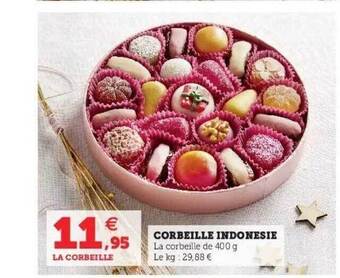 Super U Corbeille indonésie offre