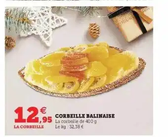 Super U Corbeille balinaise offre
