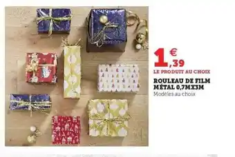 Super U Rouleau de film métal 0,7 x 3 m offre