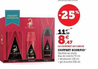 Super U Coffret scorpio offre