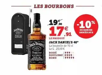 Jack daniel's 40°